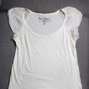 Cap sleeved feminine tee